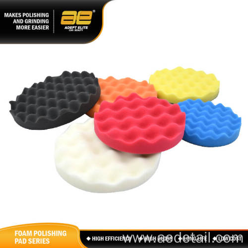 150mm Auto Detailing Wave Pattern Foam Polishing Pad